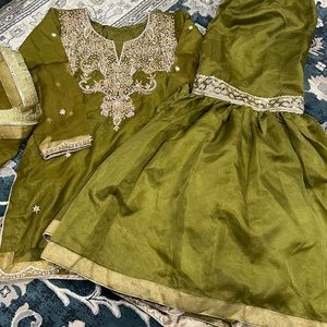 New 3 piece Pakistani party dress women small